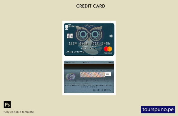 lista para imprimir plantilla mastercard del Banco Hipotecario de Argentina